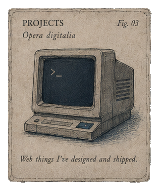 Projects — web things I've designed and shipped